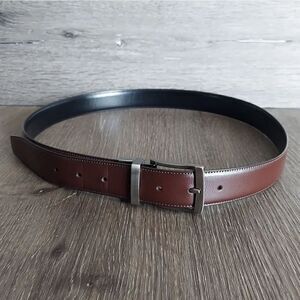 Perry Ellis Reversible Belt Black Brown 36